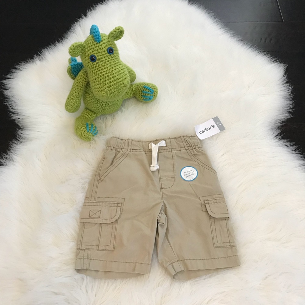 Carter’s toddler boy cargo shorts with drawstring